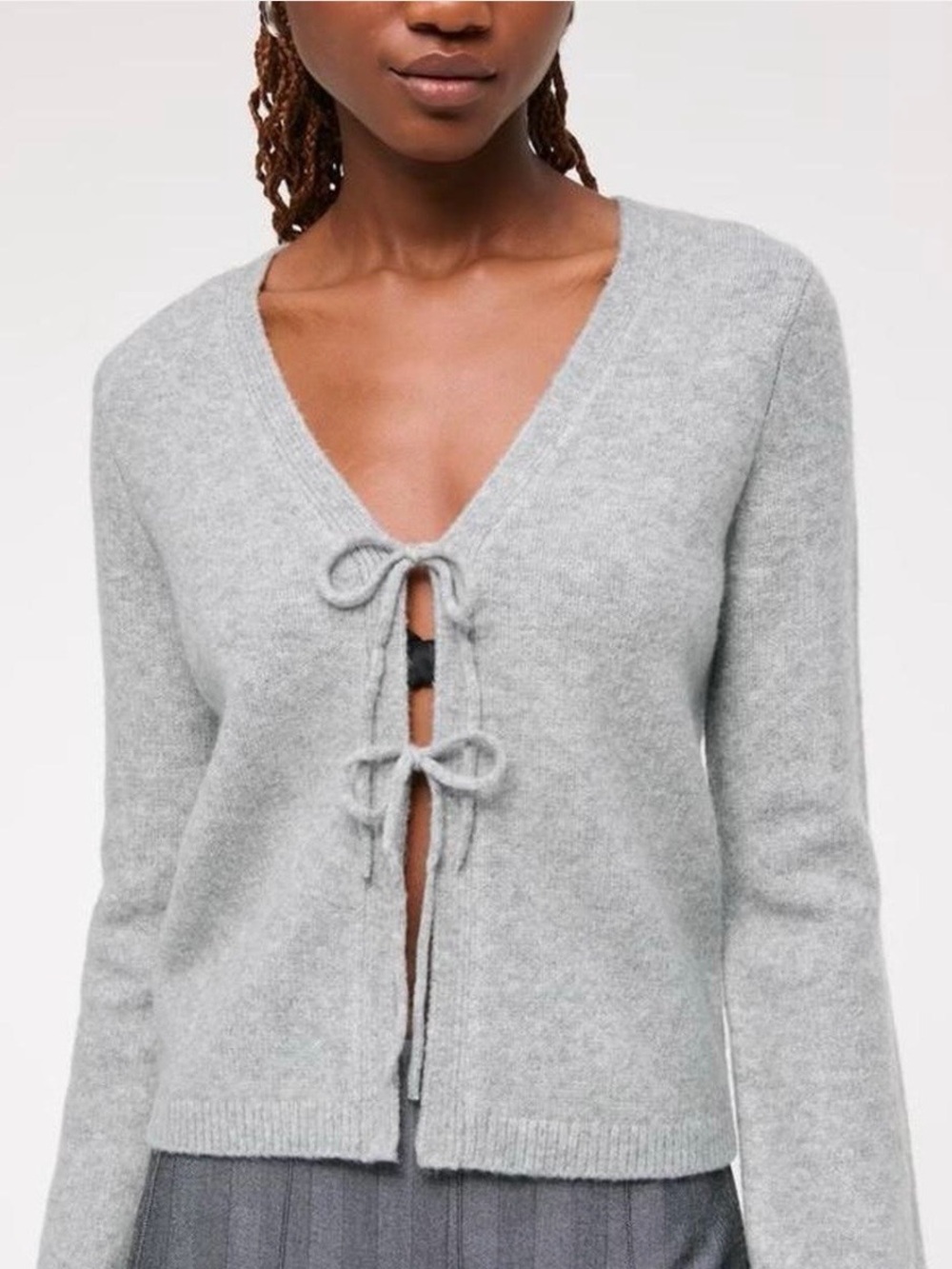 Abercrombie & Fitch Tie-Front Cardigan